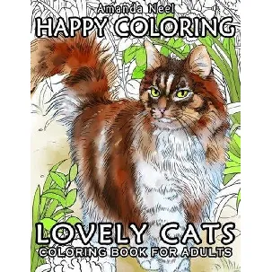 Afbeelding van Happy Coloring: Lovely Cats - Amanda Neel