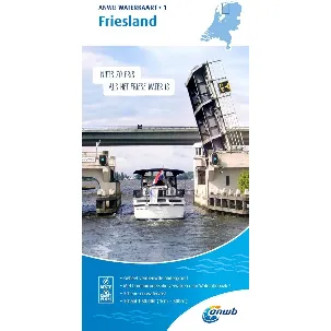 Afbeelding van ANWB waterkaart 1 - Friesland 2019