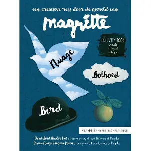 Afbeelding van Magritte activity book voor kinderen - nuage, bolhoed, bird