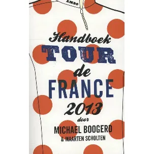 Afbeelding van Handboek Tour de France 2013
