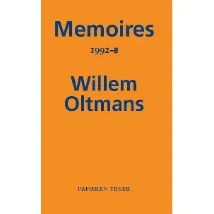 Afbeelding van Memoires Willem Oltmans - Memoires 1992-B