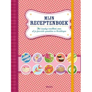 Afbeelding van Mijn receptenboek (rood)