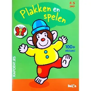 Afbeelding van Plakken en spelen - aap (4-5 jaar)