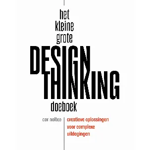Afbeelding van Het kleine grote design thinking doeboek