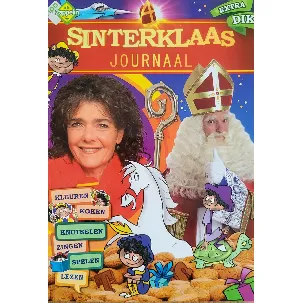 Afbeelding van Sinterklaasjournaal doeboek Extra dik - Sinterklaas journaal activiteitenboek - kleuren knutselen zingen spelen en lezen