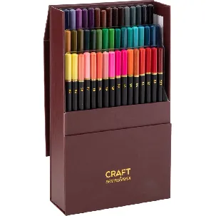 Afbeelding van Professionele kleurpotloden in luxe opbergdoos - 48 stuks |Kleurpotloden voor volwassenen | Tekenset