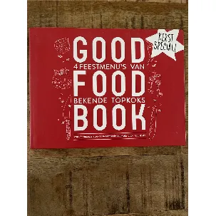 Afbeelding van Good food book - 4 feestmenu's van bekende topkoks