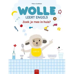 Afbeelding van Wolle leert Engels - Zoek je mee in huis?