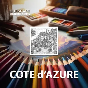 Afbeelding van Huescape Kleurboek voor volwassenen - Cote d'Azure