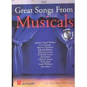 Afbeelding van Great Songs From Musicals for Flute (Boek + CD)