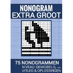Afbeelding van Puzzelboek voor Ouderen, Slechtzienden, Senioren, Opa en Oma: Nonogram Extra Groot, Type XL/XXL
