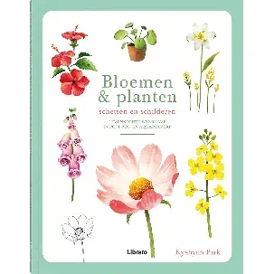 Afbeelding van Bloemen & planten schetsen en schilderen