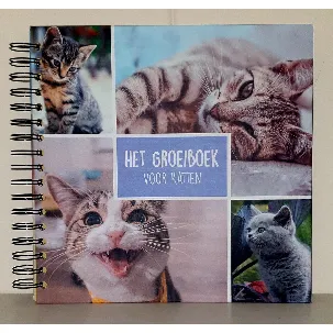Afbeelding van Het groeiboek voor katten - kattenboek - plakboek - dierenboek - informatie kat