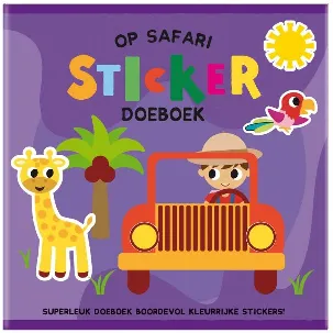 Afbeelding van Op Safari Sticker Doeboek - (set van 4)