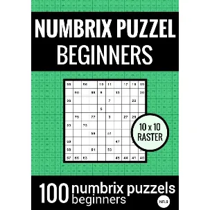 Afbeelding van Numbrix Puzzel Makkelijk voor Beginners - Puzzelboek met 100 Numbrix Puzzels - NR.9