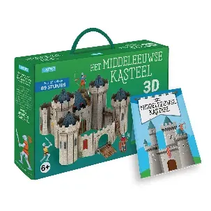 Afbeelding van Boek + 3D-puzzel - Het middeleeuws kasteel - Boek + 3D-puzzel