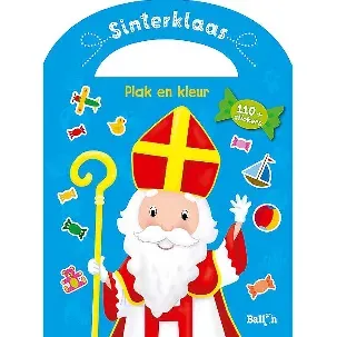 Afbeelding van Sinterklaas Plak en kleur (met handvat)