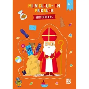 Afbeelding van Kleur- en prikblok Sinterklaas