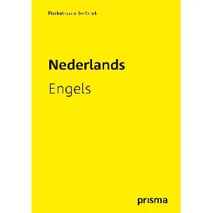 Afbeelding van Prisma pocketwoordenboek Nederlands-Engels