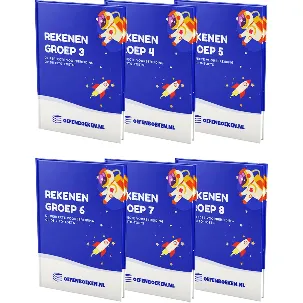 Afbeelding van Groep 3 t/m 8 Rekenen - Midden en Bovenbouwpakket - Oefenboeken.nl