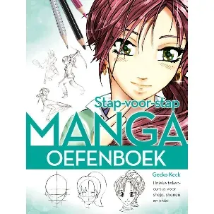 Afbeelding van Stap-voor-stap manga oefenboek