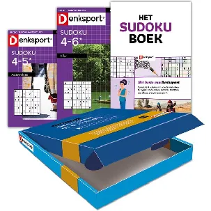 Afbeelding van Denksport Sudoku puzzelboek cadeaubox