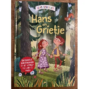 Afbeelding van Hans en Grietje - leuke sprookjes met quizvragen om het voorlezen nog leuker te maken