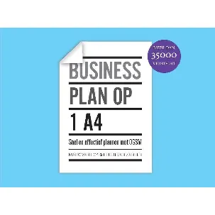 Afbeelding van Businessplan op 1 A4