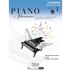 Afbeelding van Piano Adventures Lesboek 3 Cd