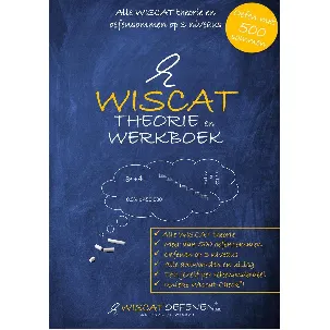 Afbeelding van WISCAT Theorie- en Werkboek - voor PABO rekenen - Alle Wiscat rekenonderdelen - 500+ oefensommen - Alle antwoorden mét uitleg - Tips en stappenplannen - Alle WISCAT theorie en oefensommen op 3 niveaus