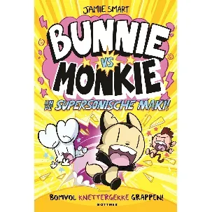 Afbeelding van Bunnie vs Monkie 4 - Bunnie vs Monkie en de supersonische maki!