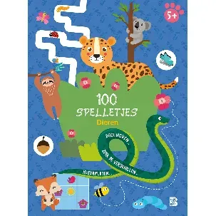 Afbeelding van 100 spelletjes 1 - 100 spelletjes dieren 5+