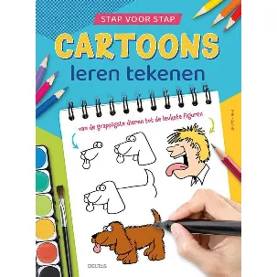 Afbeelding van Stap voor stap cartoons leren tekenen