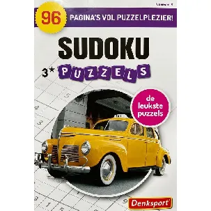 Afbeelding van sudoku | Puzzelboek denksport Puzzel puzzelboekjes denksport|puzzelboeken puzzelboeken volwassenen kruiswoordraadsels