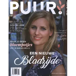 Afbeelding van PUUR! Magazine nr. 1, 2021 - Een nieuwe bladzijde