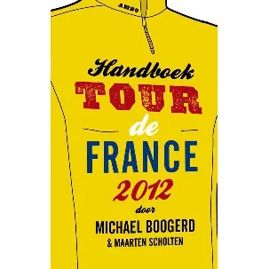 Afbeelding van Handboek tour de France 2012