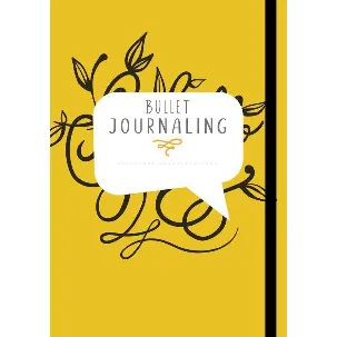 Afbeelding van Bullet journaling, alles op een rijtje! Yellow hand lettering