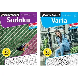 Afbeelding van Puzzelsport - Puzzelboekenset - Sudoku 2-4* & Varia 2* - Nr.1
