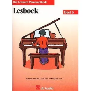 Afbeelding van Hal Leonard Pianomethode Lesboek 5