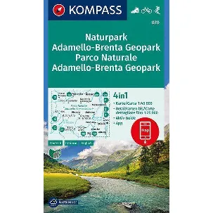 Afbeelding van Kompass WK070 Naturpark Adamello-Brenta Geopark