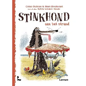 Afbeelding van Stinkhond - Stinkhond aan het strand