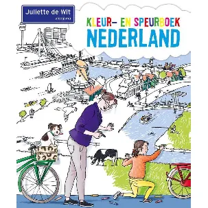 Afbeelding van Kleur- en speurboek Nederland