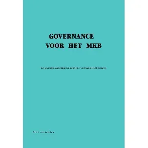 Afbeelding van Governance voor het MKB