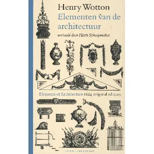 Afbeelding van Henry Wotton - Elementen van de architectuur