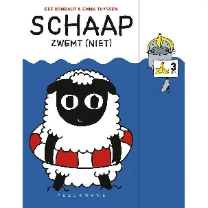 Afbeelding van Schaap zwemt (niet