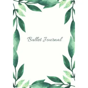 Afbeelding van Mijn Bullet Journal A5 Notebook Botanisch Leaves Bladeren De natuur Notitieboek Met Dotted Papier Met 120 Pagina's Prachtig Schrijven