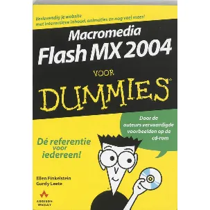 Afbeelding van Voor Dummies - Macromedia Flash MX 2004 voor Dummies