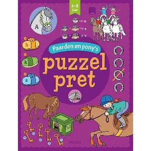 Afbeelding van Puzzelpret 0 - Paarden en pony's 6-8 jaar