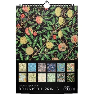 Afbeelding van Verjaardagskalender Botanische prints - Wandkalender A4 - Niet jaargebonden