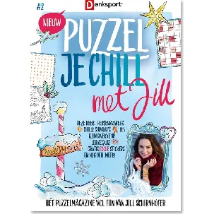 Afbeelding van Denksport puzzelboek Puzzel je chill met Jill editie 2